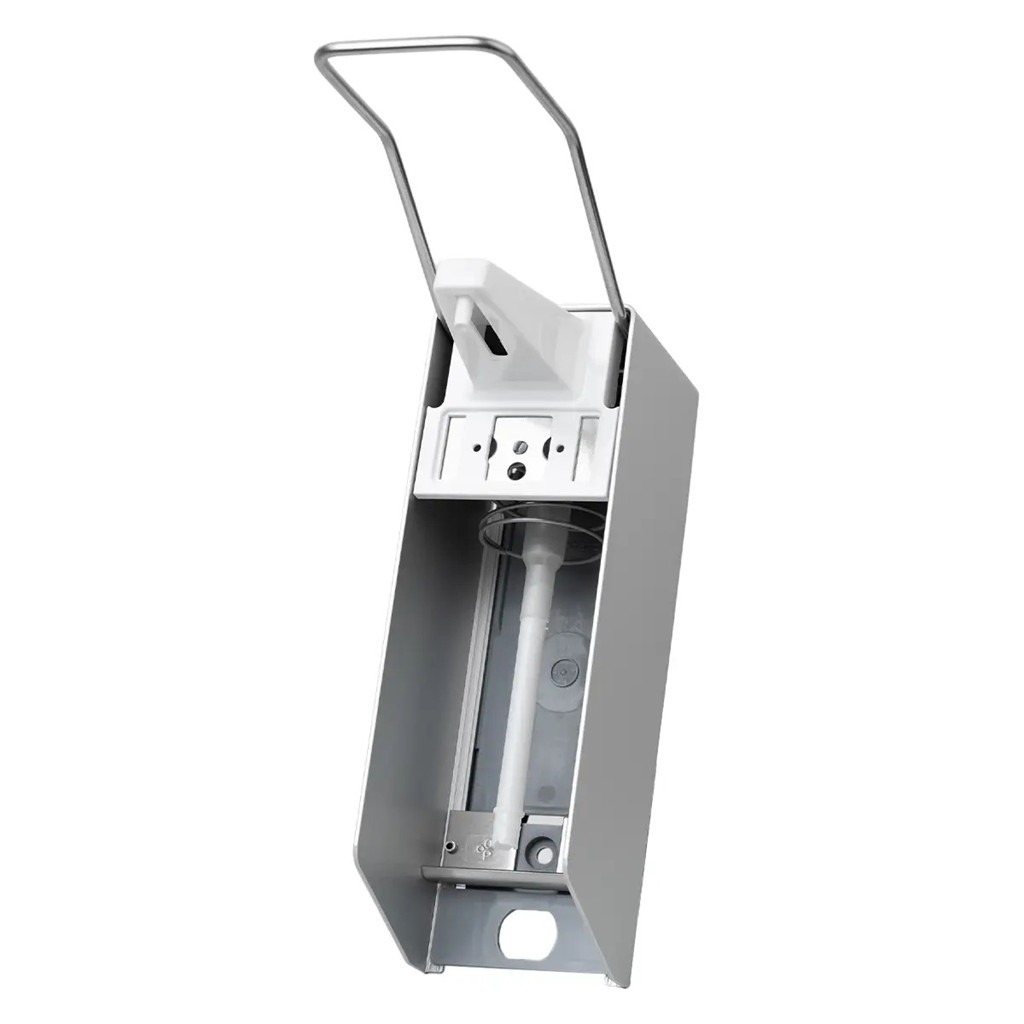 Desinfektionsmittelspender 500ml Aluminium langer Armhebel Kunststoffpump