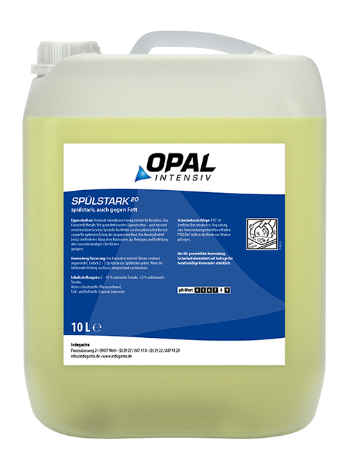 Opal SPÜLSTARK²°, 10 Liter Handspülmittel