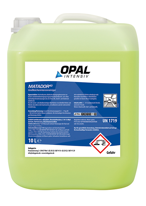 Opal MATADOR40, 10 Liter Küchenreiniger Opal MATADOR40, 10 Liter Küchenreiniger